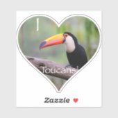 Sticker Love Toucans (Feuille)