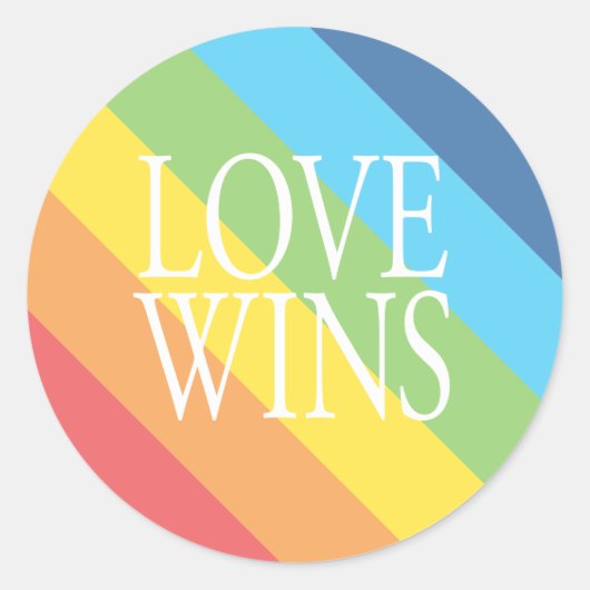 Sticker Love Wins (Devant)