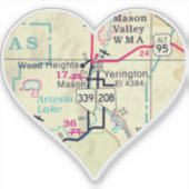 Sticker Love Yerington NV (Devant)