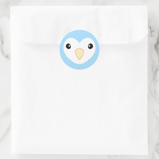 Sticker Lovebird blanc (Sac)