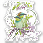 Sticker Lovebirds pour la Saint-Valentin (Recto)