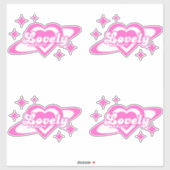 Sticker Lovely (Feuille)