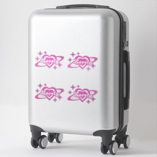Sticker Lovely (Sur valise)