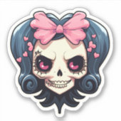 Sticker Lovely Skull (Devant)