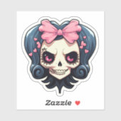 Sticker Lovely Skull (Feuille)