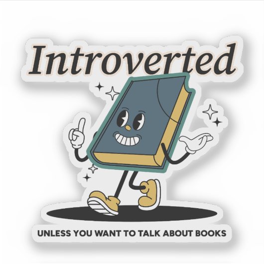 Sticker Lover Livre Introverted (Devant)