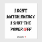 Sticker Low Social Battery (Feuille)