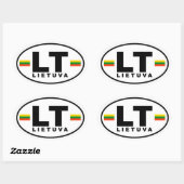 Sticker LT Lietuva (Feuille)