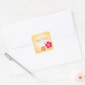 Sticker Luau / HawaiianWedding (Enveloppe)