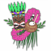 Sticker Luau Thème (Devant)
