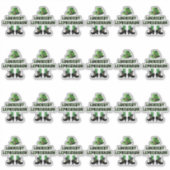 Sticker Luckiest Leprechaun St. Patrick's Day (Devant)