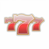 Sticker Lucky 777 (Devant)