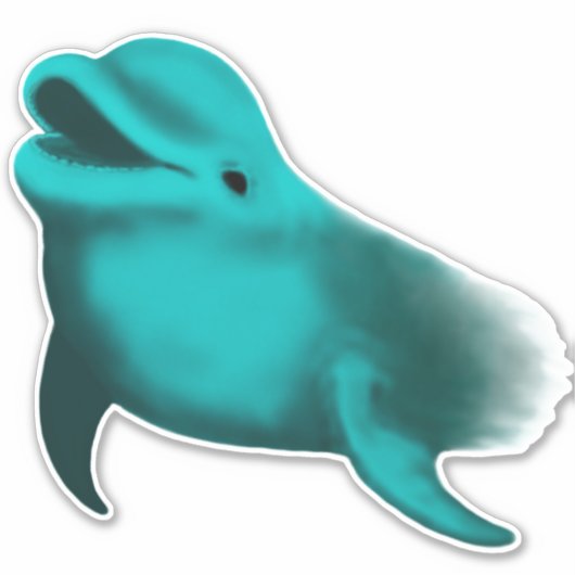 Sticker Lucky Dolphin (Devant)
