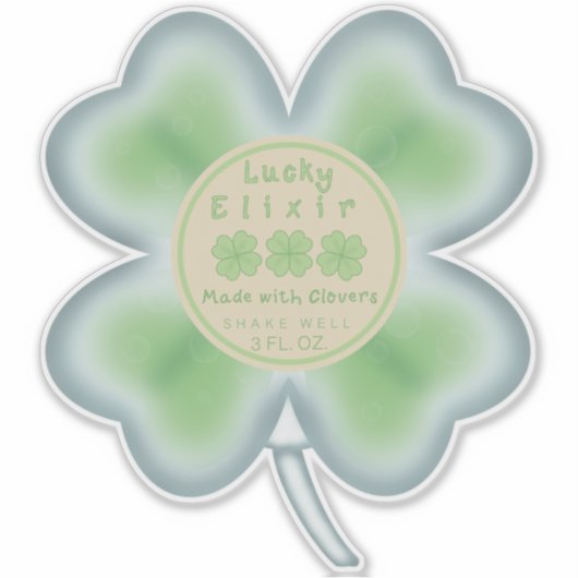 Sticker Lucky Elixir (Devant)