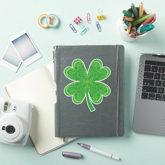 Sticker Lucky Four Leaf Clover St Patrick (Couverture iPad)