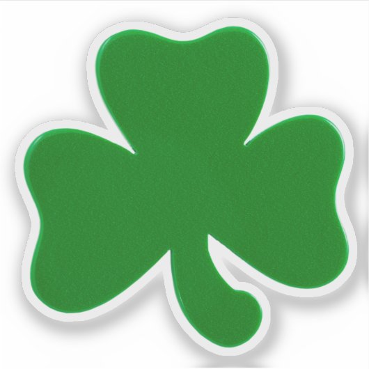 Sticker Lucky Green Shamrock (Devant)