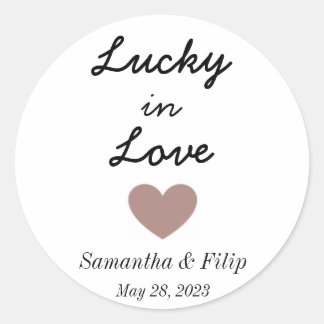 Sticker Lucky in Love
