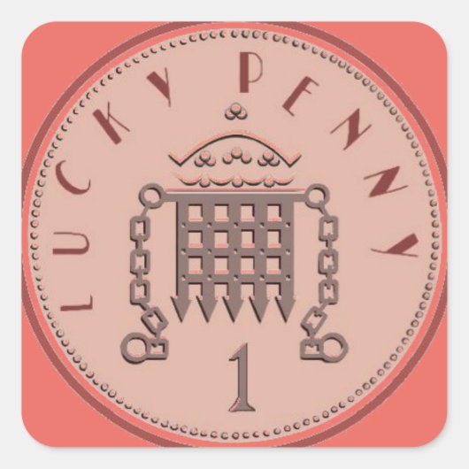 Sticker Lucky Penny (Devant)