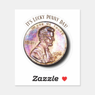 Sticker Lucky Penny Day