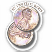 Sticker Lucky Penny Day (Devant)