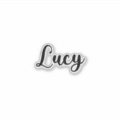 Sticker Lucy Name - Calligraphie manuscrite (Devant)