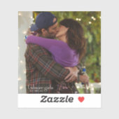 Sticker Luke et Lorelai en amour (Feuille)