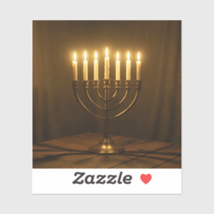 Sticker Lumière sacrée – Hanukkah Festival des lumières ca