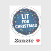 Sticker Lumières pour Noël (Feuille)