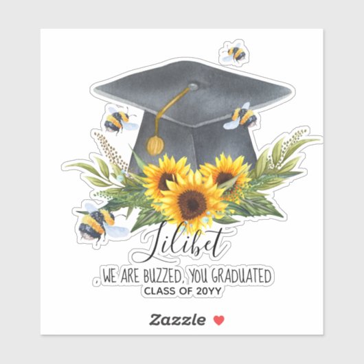 Sticker L'un des types SAUVER LES ABEILLES Personnalisé (Feuille)