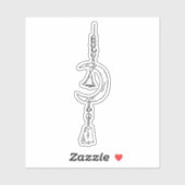 Sticker Luna Chime (Feuille)