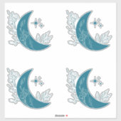 Sticker Lune (Feuille)