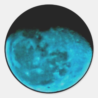 Sticker Lune Bleue, Arrondi