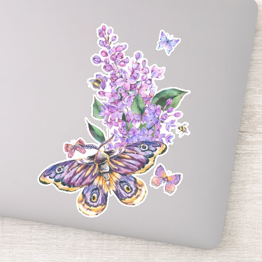 Sticker lune de lune, cottage (Détail)