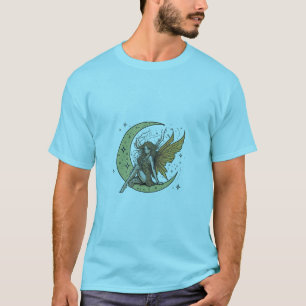 Sticker Lune Fée Enchantée T-shirt imprimé
