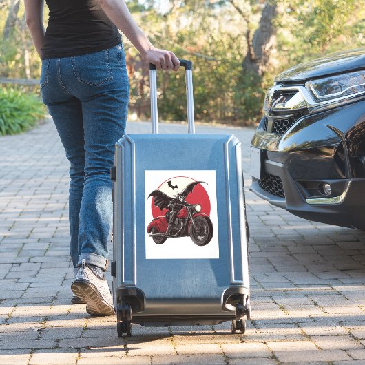 Sticker Lune Vampire (Valise Insitu)