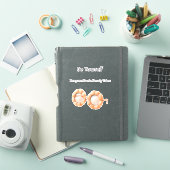 Sticker Lunettes de citrouille Soyez vous-même (Couverture iPad)