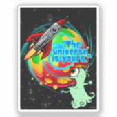 STICKER L'UNIVERS EST À VOUS (Recto)