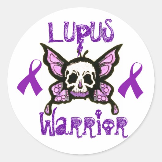Sticker Lupus Warrior (Devant)