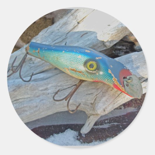 Sticker Lure P & K Lippy Chicago IL 1940 (Devant)