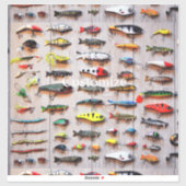 Sticker Lures de pêche classique Thunder_Cove (Feuille)
