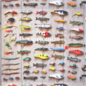 Sticker Lures de pêche classique Thunder_Cove (Devant)