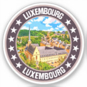 Sticker Luxembourg (Recto)