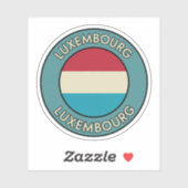 Sticker Luxembourg (Feuille)