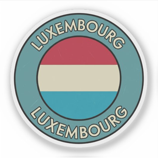 Sticker Luxembourg (Devant)