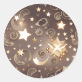 Sticker – Luxury Champagne Gold Celestial (Devant)