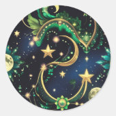 Sticker – Luxury Obsidian Black Celestial (Devant)