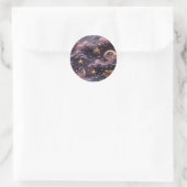 Sticker - Luxury Smoky Plum Celestial Moon Design (Tas)