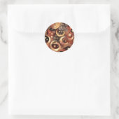 Sticker - Luxury Terracotta Celestial Moon Design (Sac)