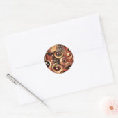 Sticker - Luxury Terracotta Celestial Moon Design (Enveloppe)