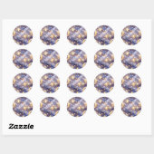 Sticker – Luxury White Celestial Moon (Feuille)